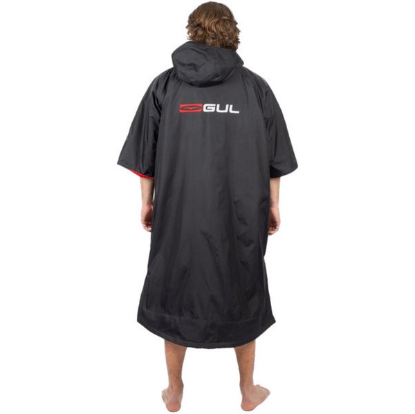 2025 GUL Evorobe Hooded Changing Robe & Gul 5L Heavy Duty Dry Bag Bundle AC0128NAV1 - Black / Red